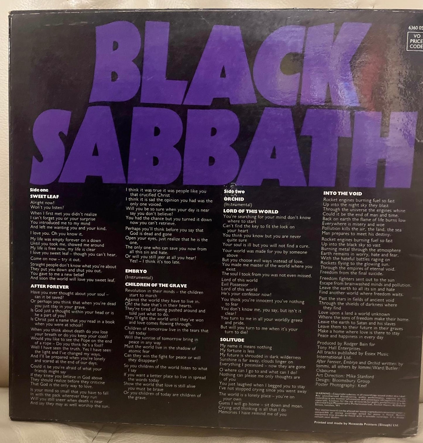 MASTER OF REALITY