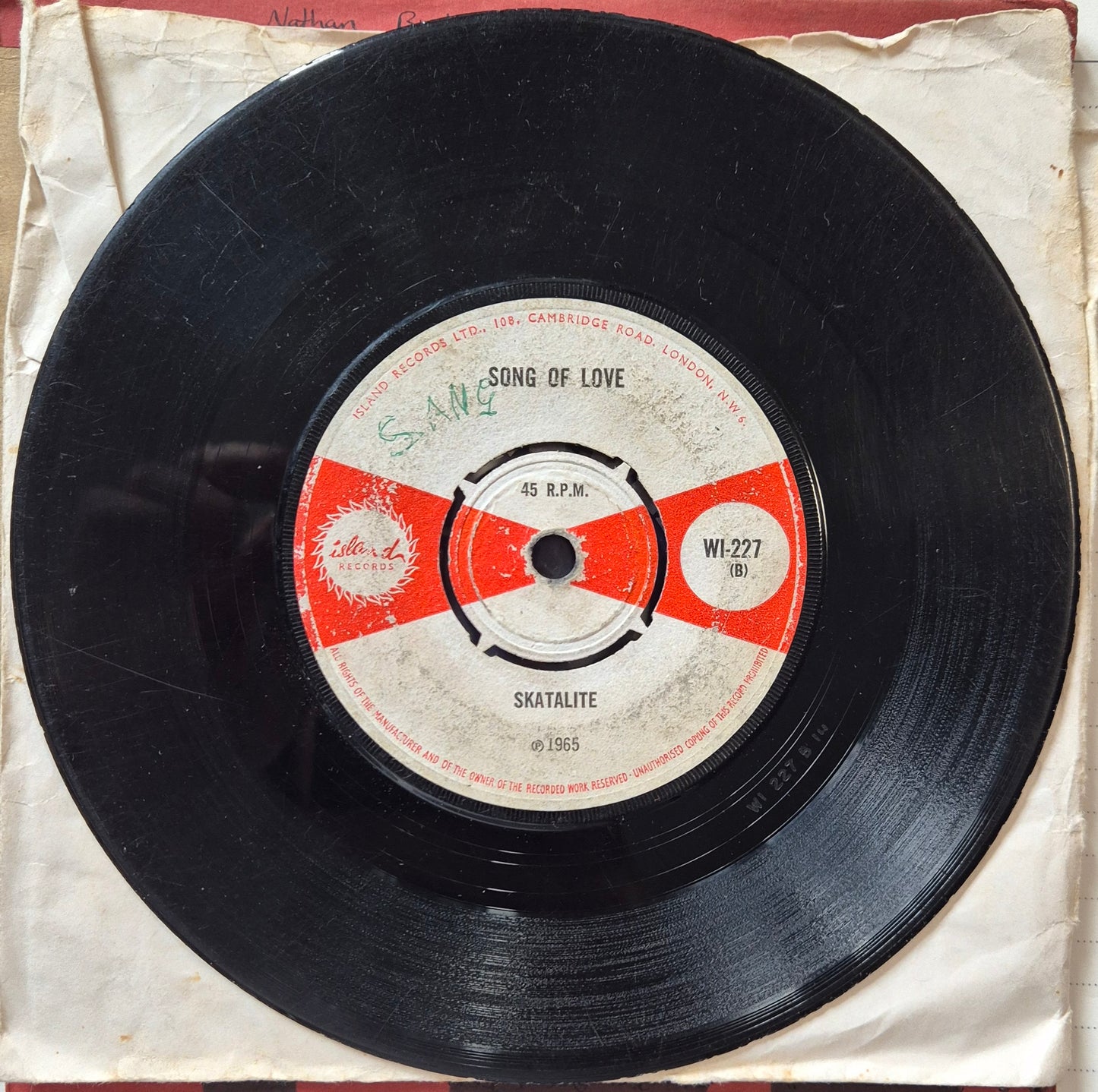 OLD ROCKIN’ CHAIR / SONG OF LOVE