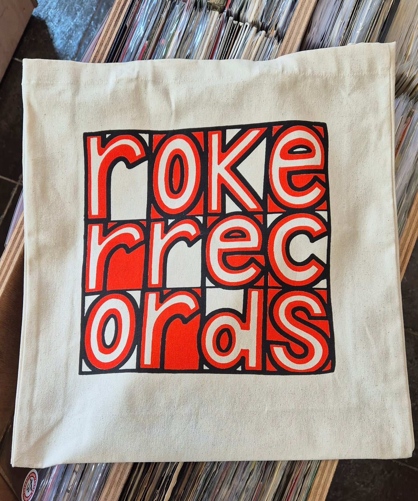 ROKER RECORDS TOTE BAG